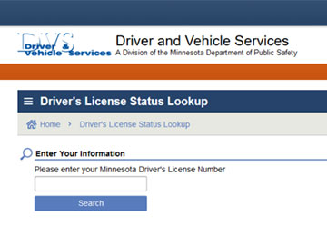 DVS Drivers License Lookup Website